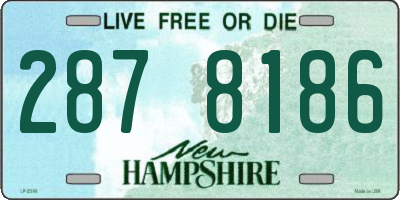 NH license plate 2878186