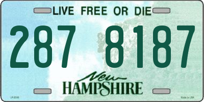 NH license plate 2878187