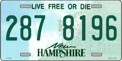 NH license plate 2878196