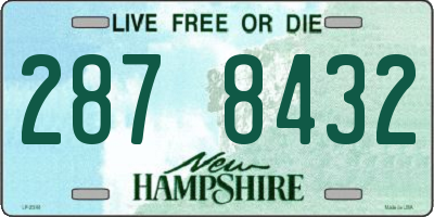 NH license plate 2878432