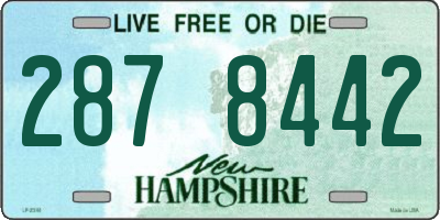 NH license plate 2878442