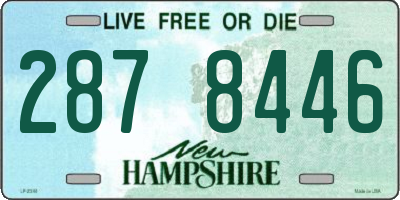 NH license plate 2878446