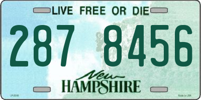 NH license plate 2878456