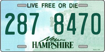 NH license plate 2878470