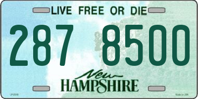 NH license plate 2878500