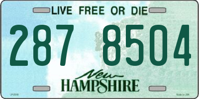 NH license plate 2878504