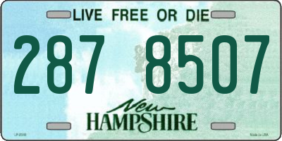 NH license plate 2878507
