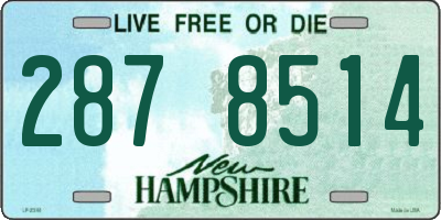 NH license plate 2878514
