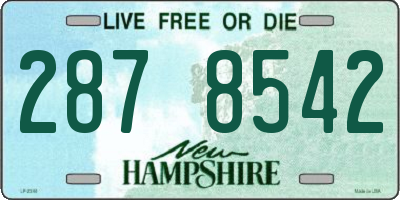 NH license plate 2878542