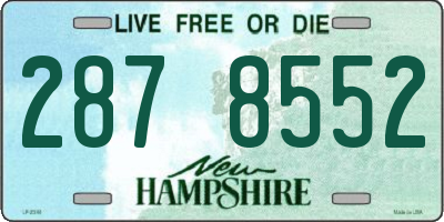 NH license plate 2878552