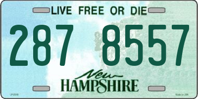 NH license plate 2878557