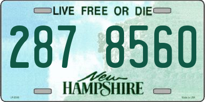 NH license plate 2878560