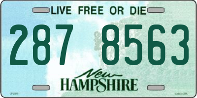 NH license plate 2878563