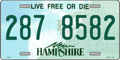 NH license plate 2878582