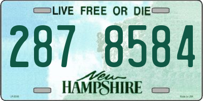 NH license plate 2878584