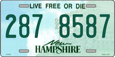 NH license plate 2878587