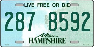 NH license plate 2878592