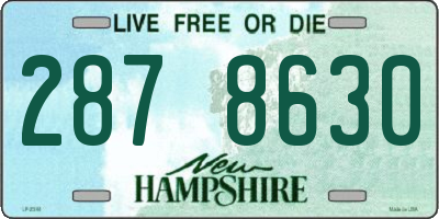 NH license plate 2878630