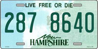 NH license plate 2878640