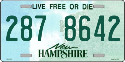 NH license plate 2878642