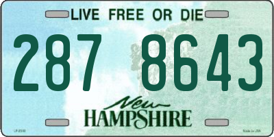 NH license plate 2878643