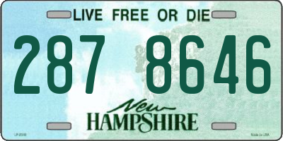 NH license plate 2878646