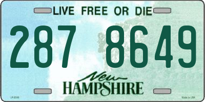 NH license plate 2878649