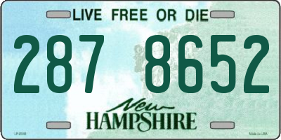 NH license plate 2878652
