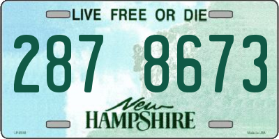 NH license plate 2878673