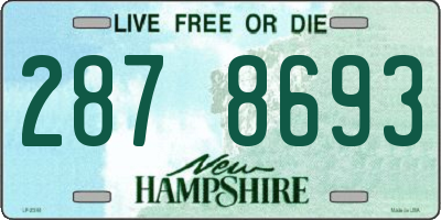 NH license plate 2878693