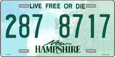 NH license plate 2878717