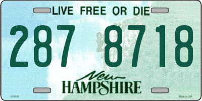 NH license plate 2878718