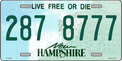 NH license plate 2878777