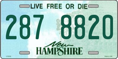 NH license plate 2878820