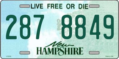 NH license plate 2878849