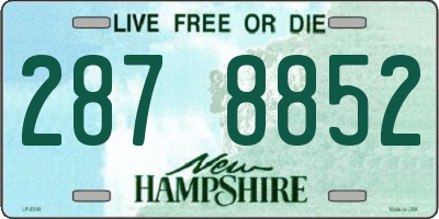 NH license plate 2878852