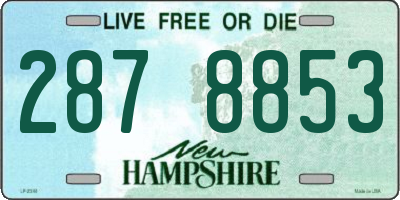 NH license plate 2878853