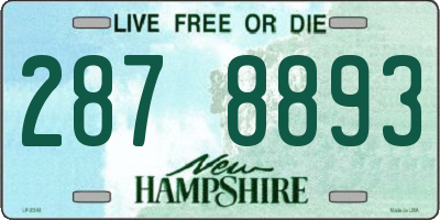 NH license plate 2878893