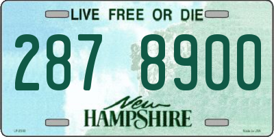 NH license plate 2878900