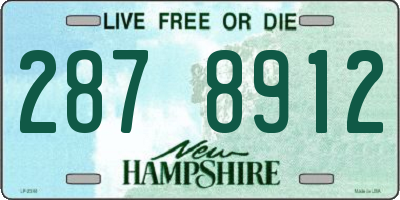 NH license plate 2878912