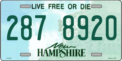 NH license plate 2878920
