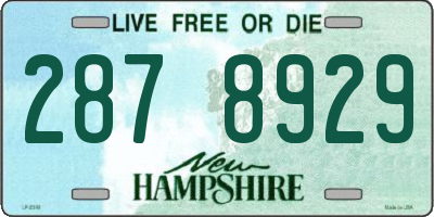 NH license plate 2878929