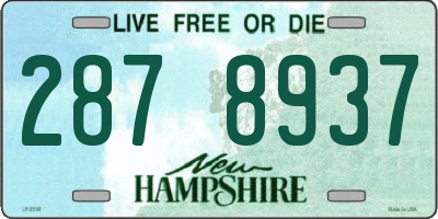NH license plate 2878937