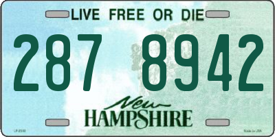 NH license plate 2878942