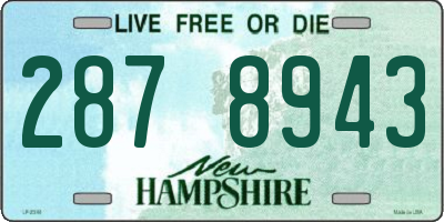 NH license plate 2878943