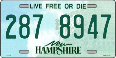 NH license plate 2878947
