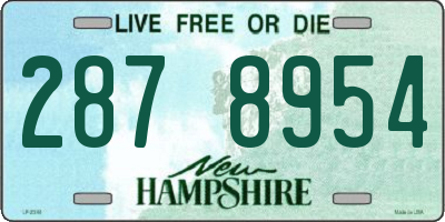 NH license plate 2878954