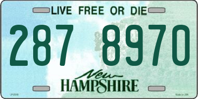 NH license plate 2878970