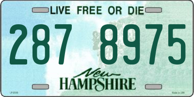 NH license plate 2878975
