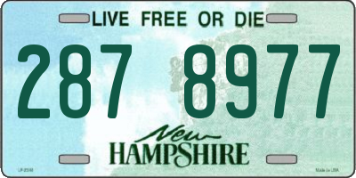 NH license plate 2878977